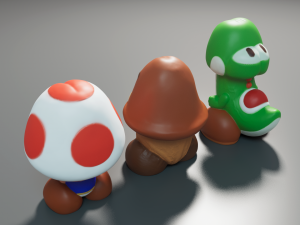 Peachs toys 3D 打印模型