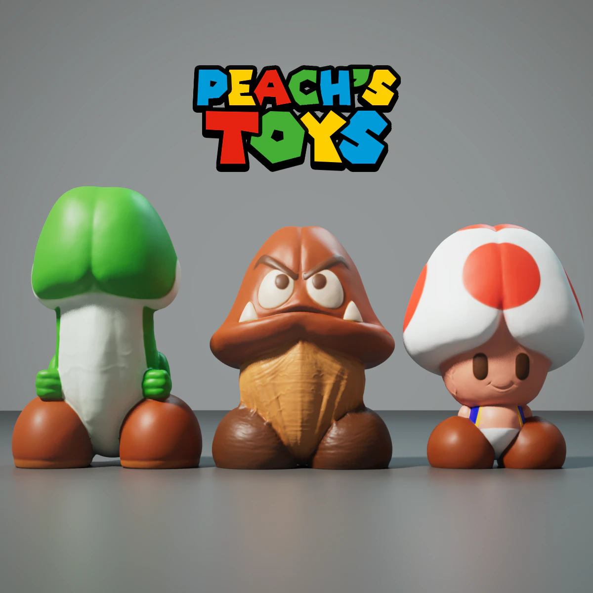 Peachs toys 3D Print Model .c4d .max .obj .3ds .fbx .stl .blend