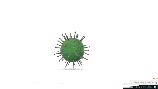 virus 3D Model .c4d .max .obj .3ds .fbx .stl .blend 
