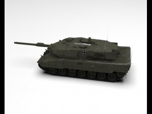 Leopard 2A6 Tank Modello 3D