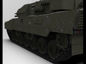 Leopard 2A6 Tank Modello 3D