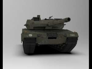 Leopard 2A6 Tank Modello 3D