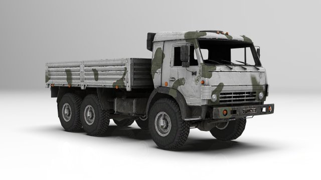 Kamaz-winter 3Dモデル .c4d .max .obj .3ds .fbx .stl .blend 