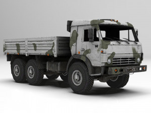 Kamaz-winter Model 3D
