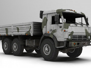 Kamaz-winter 3Dモデル