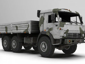 Kamaz-inverno Modello 3D