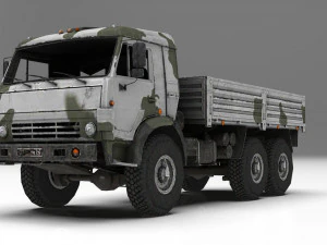 Kamaz-inverno Modello 3D