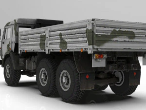 Kamaz-inverno Modello 3D