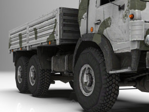Kamaz-winter 3Dモデル