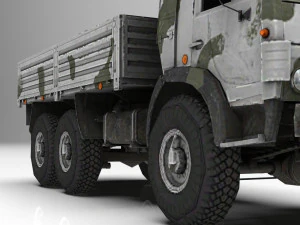 Kamaz-inverno Modello 3D