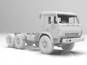 Kamaz-inverno Modello 3D