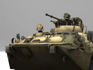 BTR-80 Russian APC 3D Model