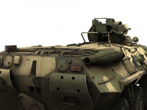 BTR-80 Russian APC 3D Model