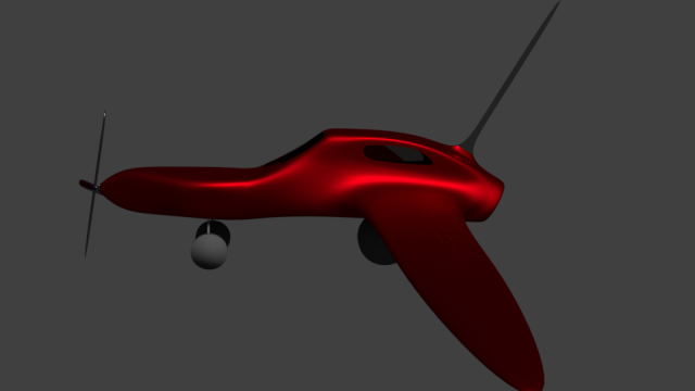 car-airplane 3D Model .c4d .max .obj .3ds .fbx .stl .blend 
