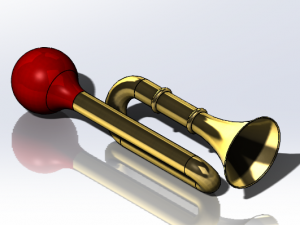 bugle horn 3D Model