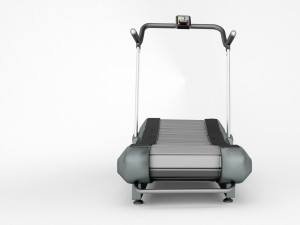 curved assualt treadmill 3D Model