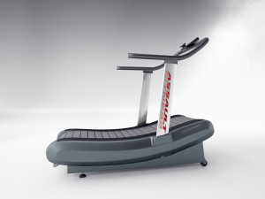 curved assualt treadmill 3D Model