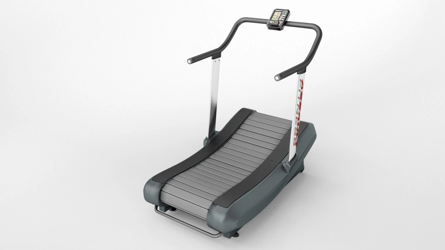 curved assualt treadmill 3D Model .c4d .max .obj .3ds .fbx .stl .blend 
