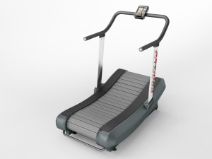 curved assualt treadmill 3D Model