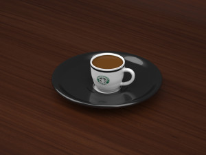 starbucks caffe cup 3D Модель