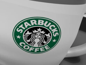 starbucks caffe cup 3D Model