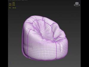bean bag 3D 模型