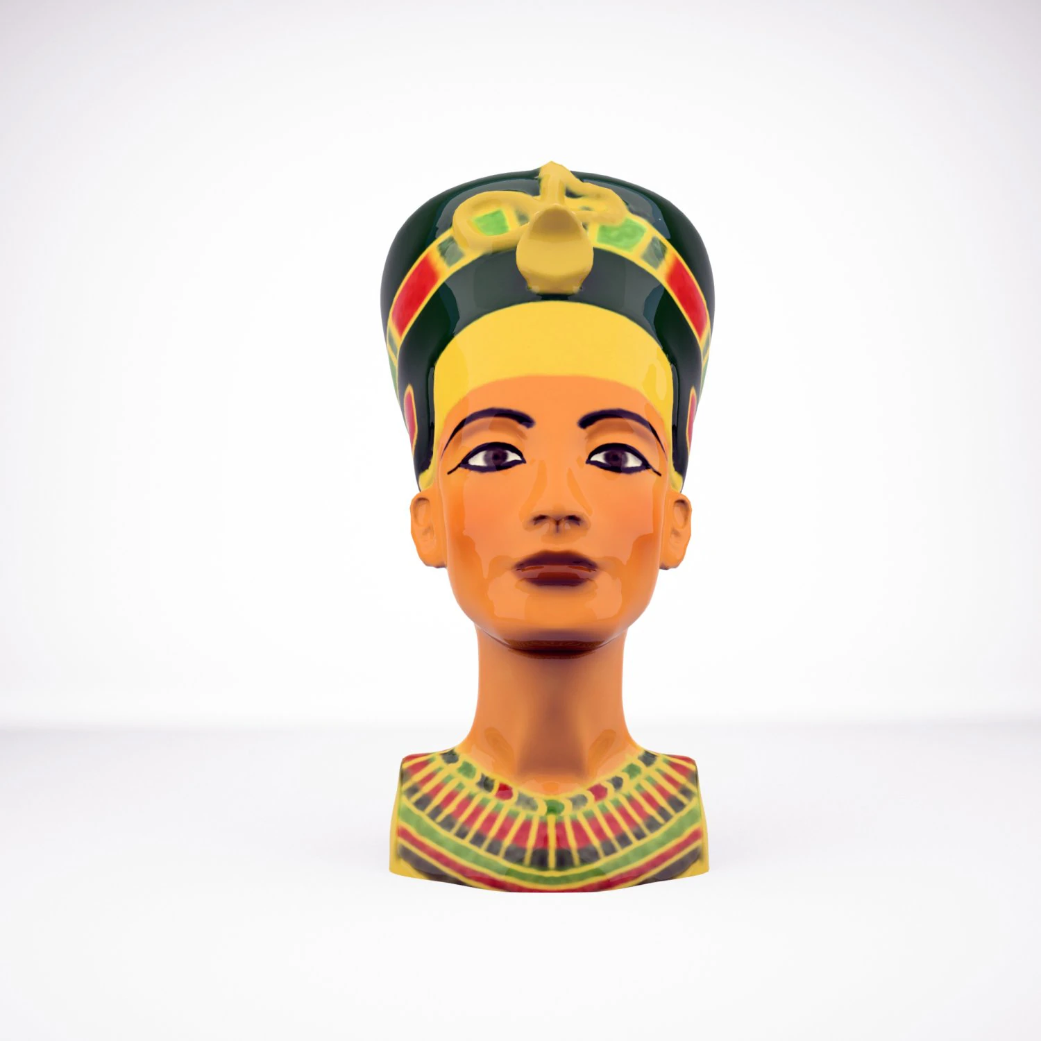 nefertiti bust 3D Model .c4d .max .obj .3ds .fbx .stl .blend