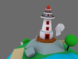 low poly earth 3D Model