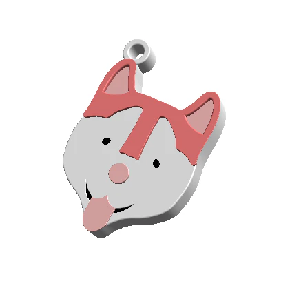 keychain mr dog 3D Print Model .c4d .max .obj .3ds .fbx .stl .blend 