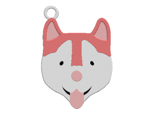 keychain mr dog Modelo de Impressão 3D