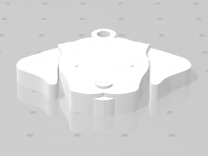 keychain mr dog Modello di stampa 3D