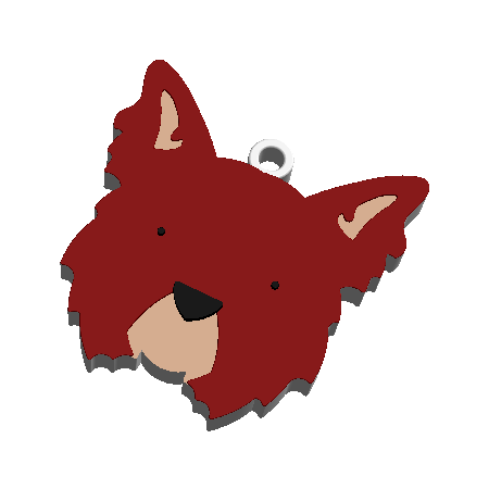 keychain mr dog Modelo de impresión 3D .c4d .max .obj .3ds .fbx .stl .blend 