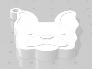keychain mr dog Modelo de Impressão 3D