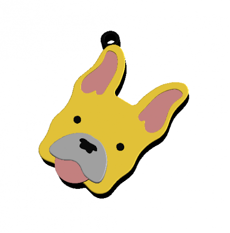 keychain mr dog Modelo de Impressão 3D .c4d .max .obj .3ds .fbx .stl .blend 