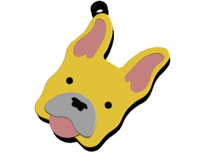 keychain mr dog 3D Print Model