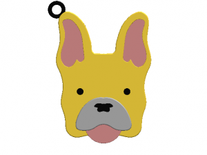 keychain mr dog Modelo de Impressão 3D