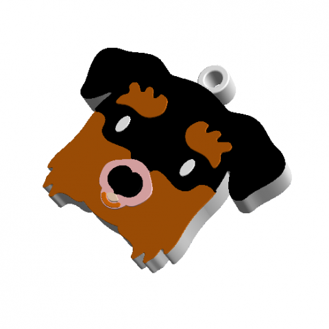 keychain mr dog Modèles 3D en vedette .c4d .max .obj .3ds .fbx .stl .blend 