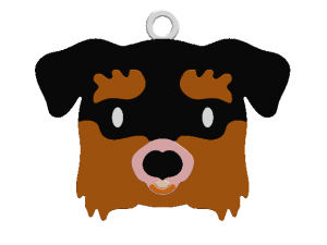 keychain mr dog Modèles 3D en vedette