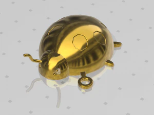 keychain lady bird 3D Print Model