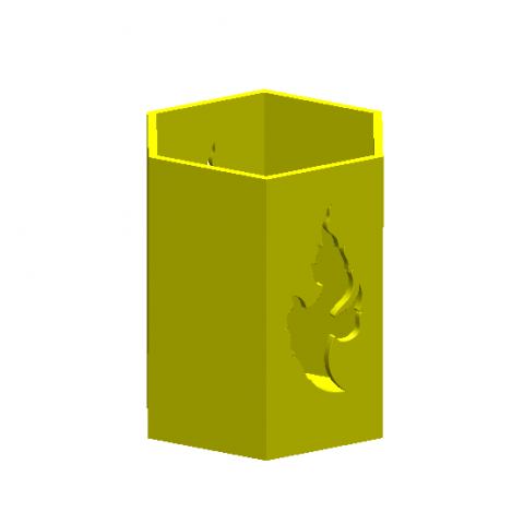 hexagon box with thai pattern 3D Print Model .c4d .max .obj .3ds .fbx .stl .blend 