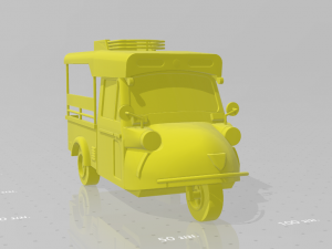 tuk tuk 3 wheel frog car 3D 打印模型
