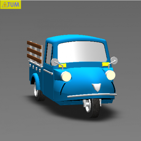 tuk tuk 3 wheel frog car in farm Modèles 3D en vedette .c4d .max .obj .3ds .fbx .stl .blend 