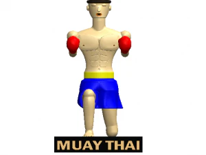 Muay thai doll 3D Print Model