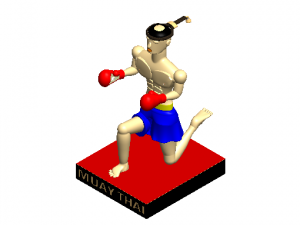 muay thai doll 3D Print Model