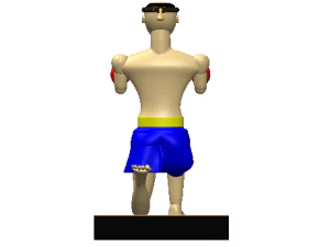Muay thai doll 3D Print Model