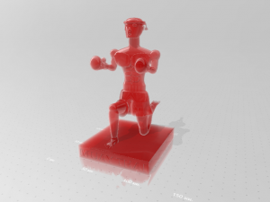 muay thai doll 3D 프린트 모델