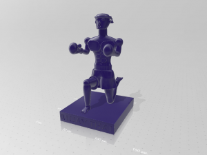muay thai doll 3D 프린트 모델