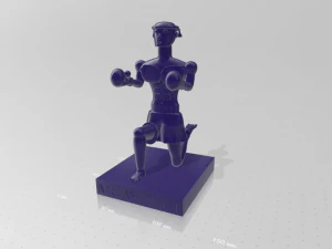 Muay thai doll 3D Print Model