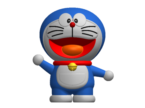 Doraemon Doll 3D Print Model