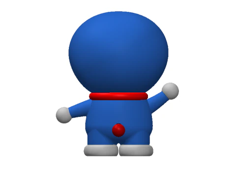Doraemon-Puppe 3D Druckmodell